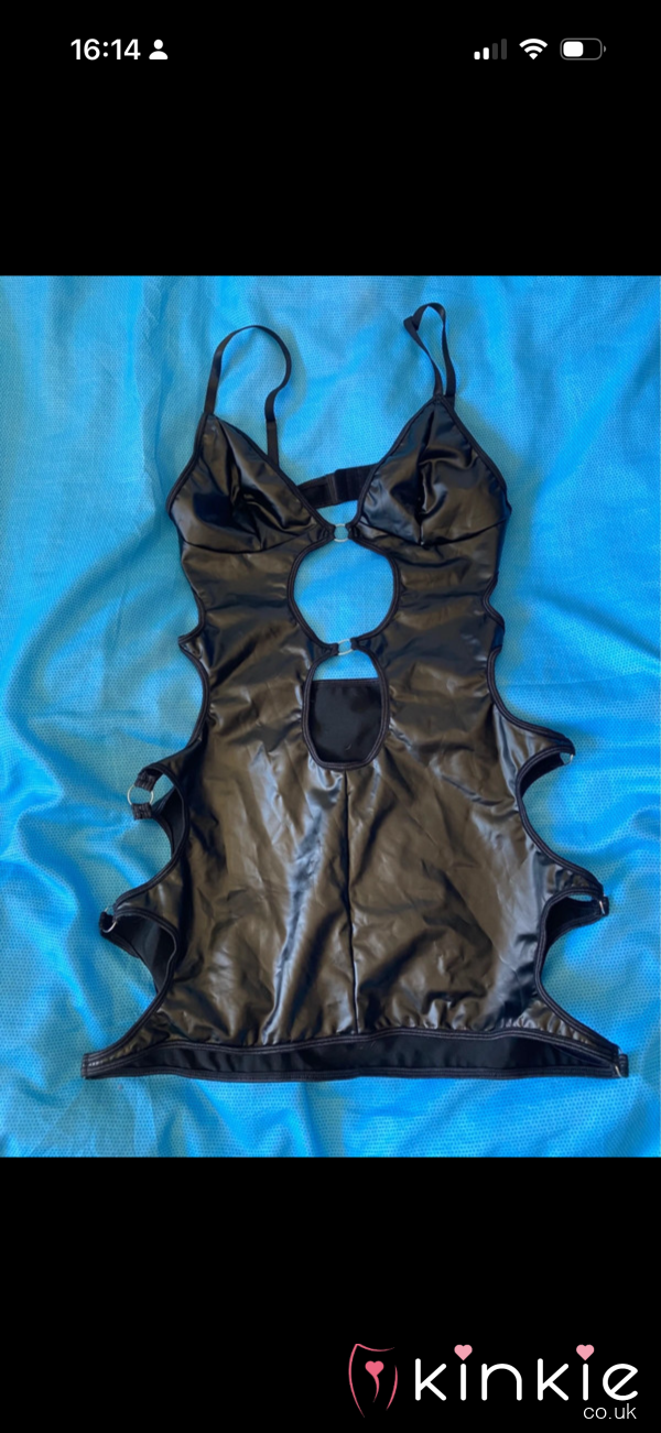 Pvc Skimpy Sl*tty Dress Dominatrix Dress