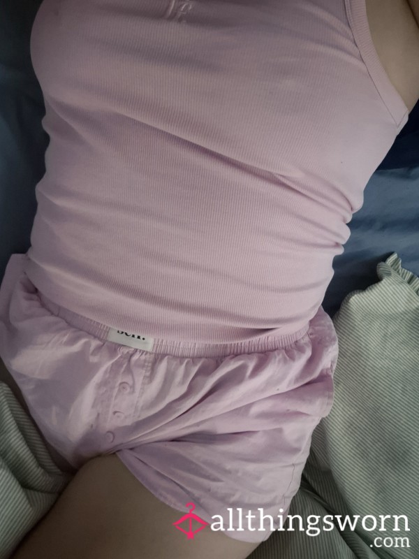Pyjama Day! Pink Pj's. Worn.