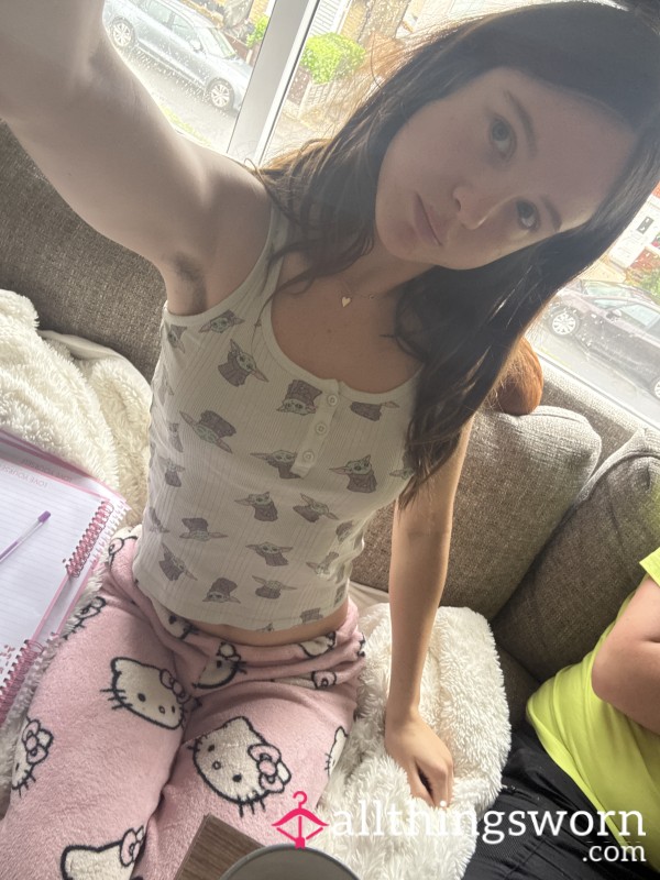 Pyjama Top, Slept In 3 Weeks Straight