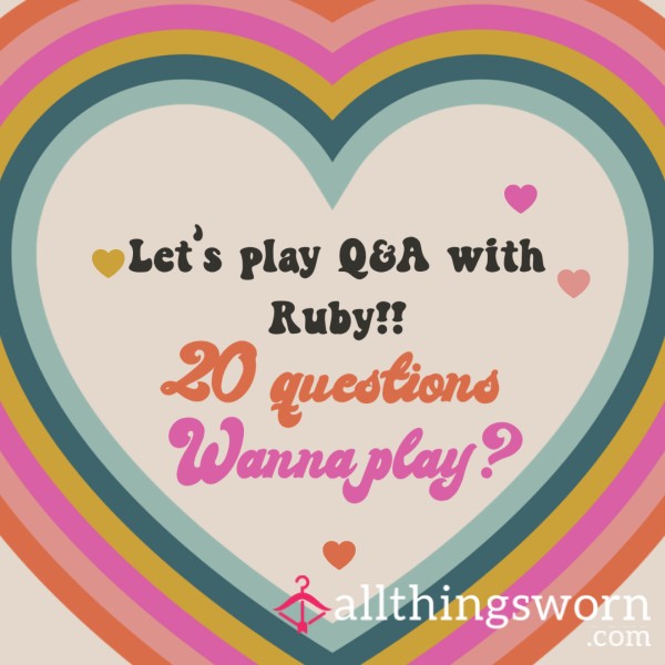 💖 Q&A - Get To Know Me! 💖