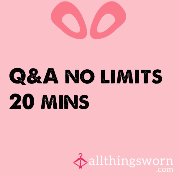 Q&A - No Limits - 20mins