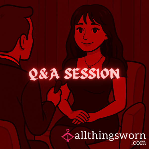 Q&A Session With Me! 🗣