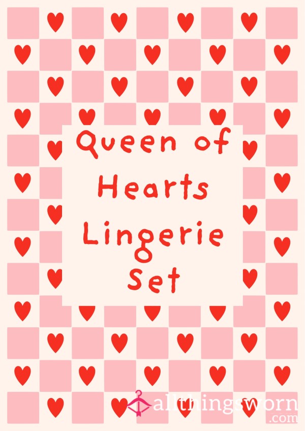 Queen Of Hearts Lingerie Set