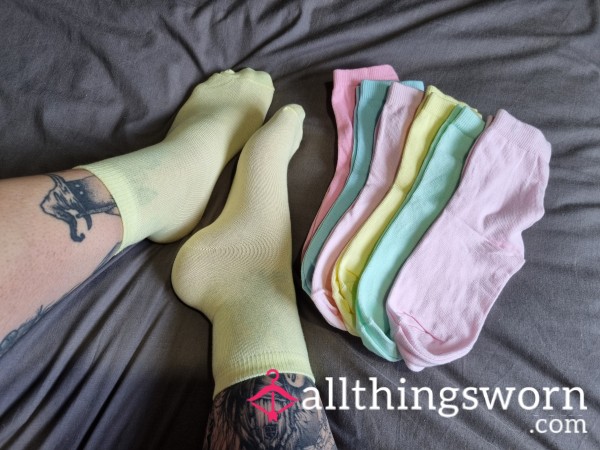 Rainbow Ice Cream Socks