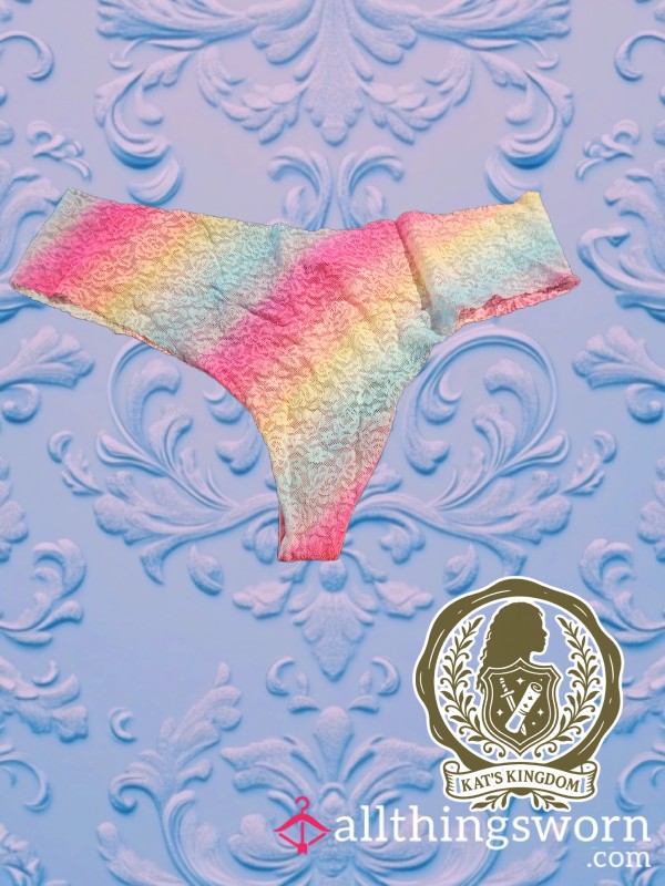 🌈 Rainbow Lace VS Thong