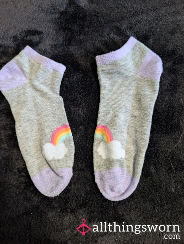 Rainbow Print Socks