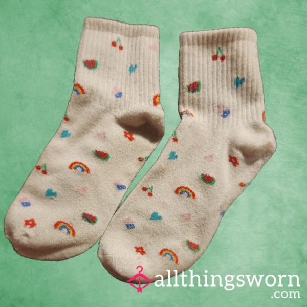 Rainbow Sprinkle Cutie Socks – Playful & Sweet