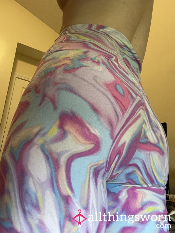 Rainbow Tie Dye Leggings