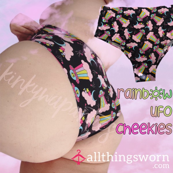 Rainbow UFO Cheekies - Includes 48-hour Wear & U.S. Shipping