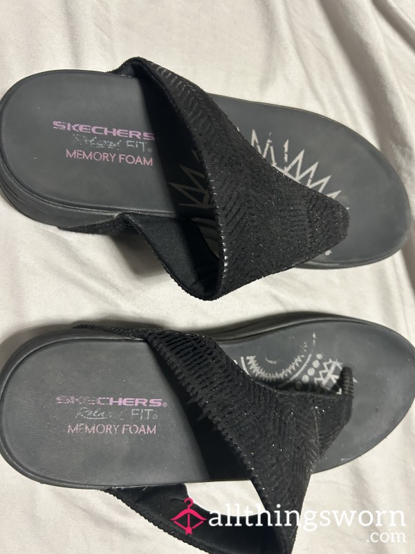 Raised Memory Foam Sandals.