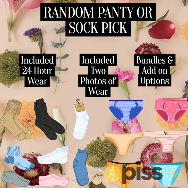 RANDOM WORN SOAKED SOCK OR PANTY PICK 🩲 🧦