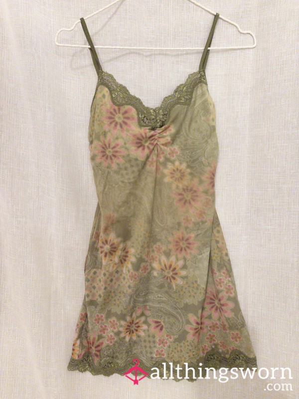 RARE 2004 Vintage Fairycore Victoria’s Secret Mesh Slip Dress