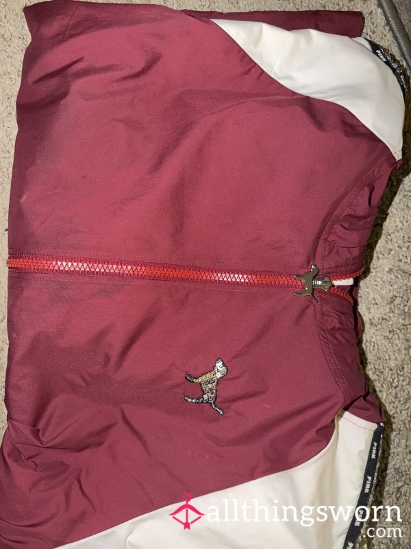 Rare & Heavily Worn Victoria Secret PINK Bling Hoodie Size M/L