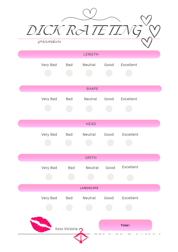 I Want To Rate Your D*ck🍆🥵