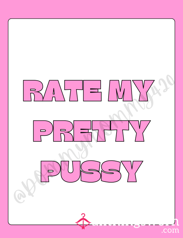 🌸 Rate My Pu**y 🌸