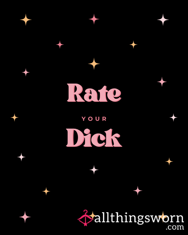 Rate Your D*ck 1-10