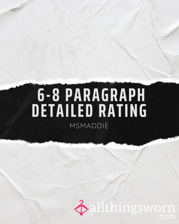Detailed Written 🍆 Rating