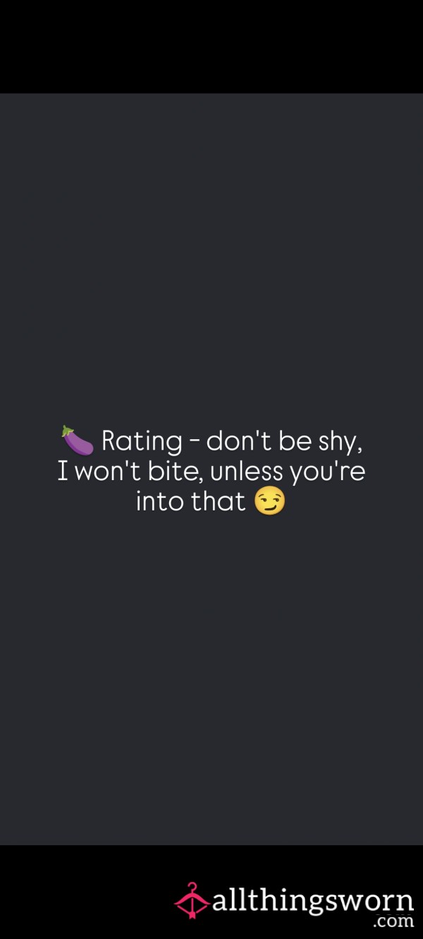 🍆 Ratings