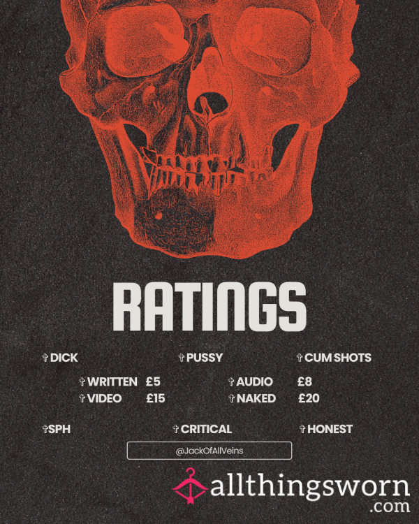 ━━⊱༒︎ Ratings ༒︎⊰━━