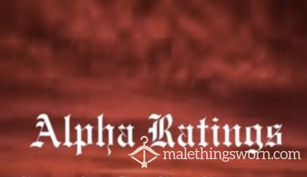 Ratings From An Alpha