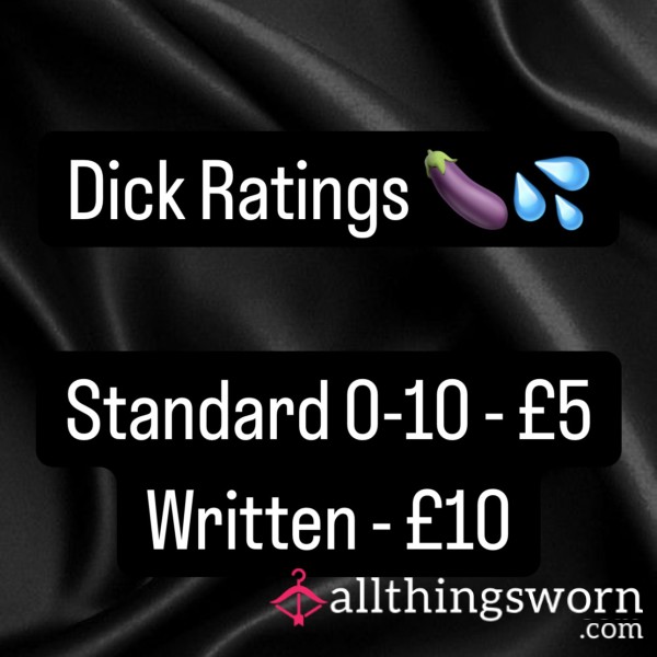 Rating’s From Myself 😜