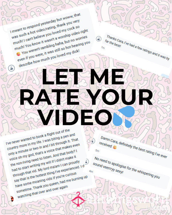 Ratings - Let Me Rate Your Video/c*mshot 💦