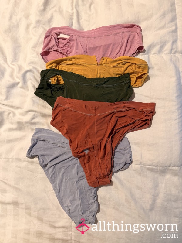 Ratty, Sweaty, Sour, Trashed Full Back Panties