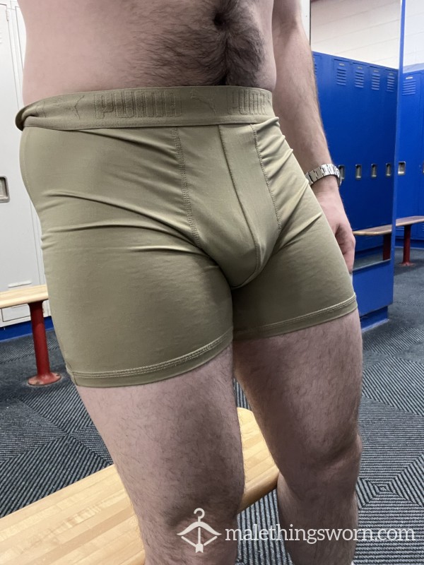 Raunchy Gym Underwear From Sweaty 4 Hour Workout