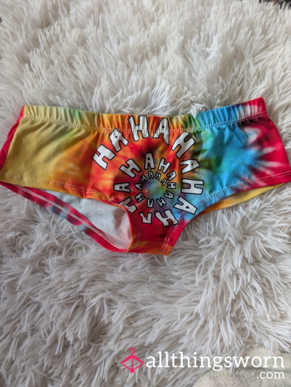 Rave Dance Shorts Tie Dye Joker Panties