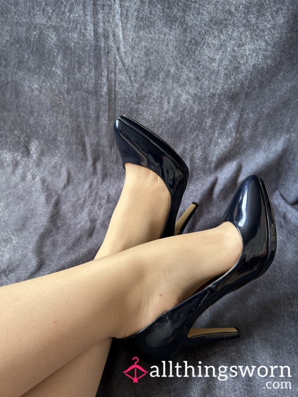 Ravel Navy High Heels