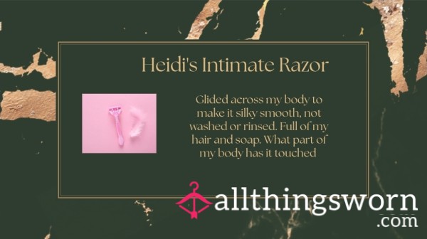 Heidi's Intimate Razor ✨️