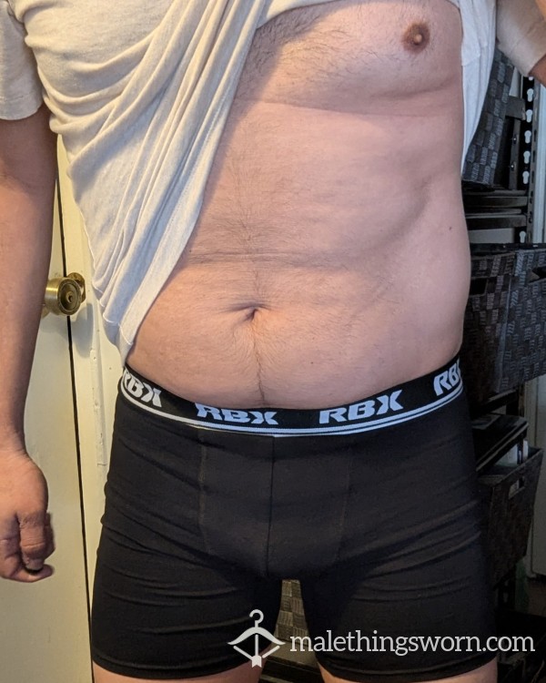 RBX Cla**ic Cotton Boxer Briefs For Sale.  Uncut C*ck Inside.  Black. Medium.  Worn And Used.  Customs Available.  Messag Me.