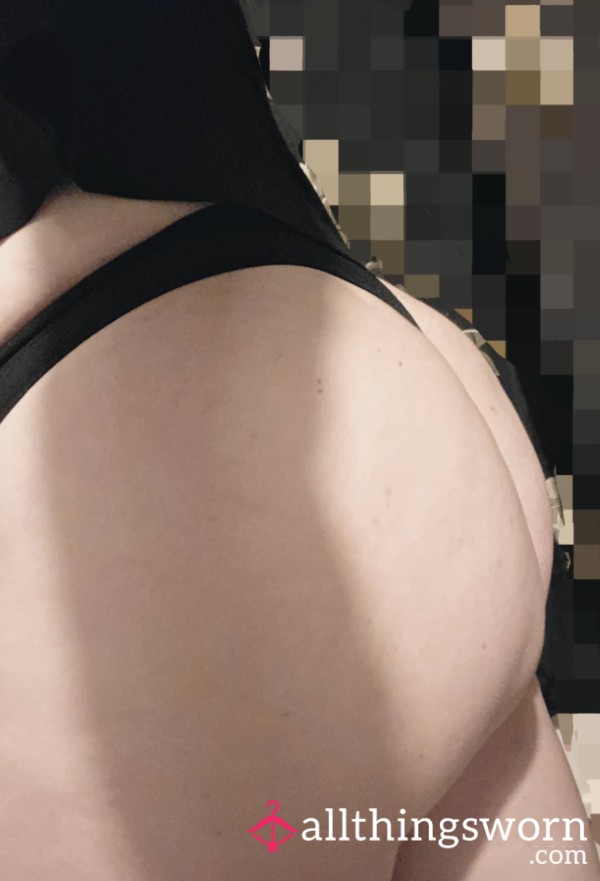 Ready To Go 24hrs Worn Black Thong 👸😈