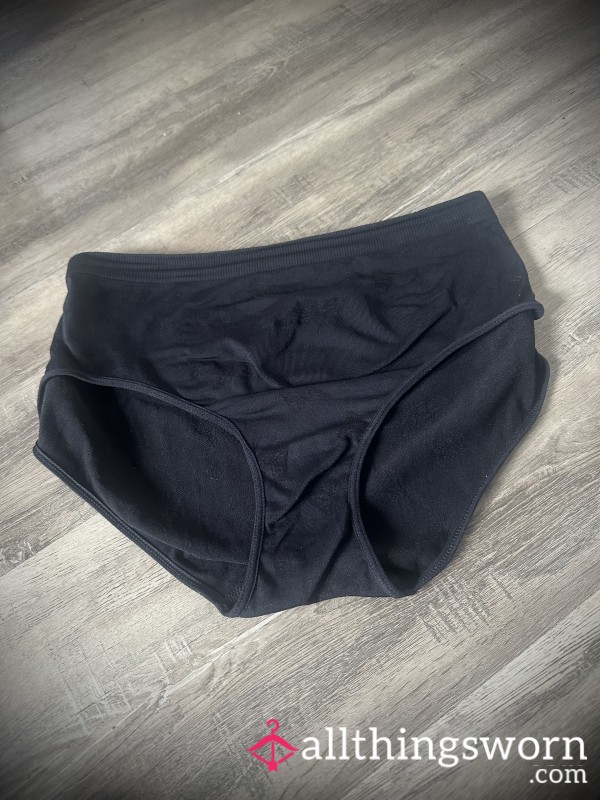 Ready To Go!! Black Nylon Bu*terfly Panties 24hr Wear 🖤🦋