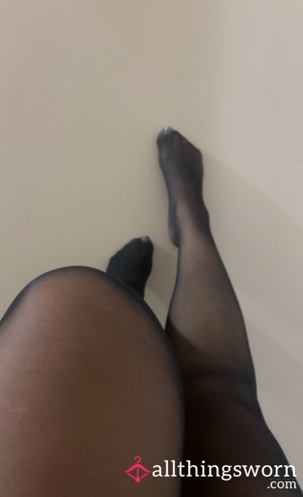 Ready To Go Black Pantyhose