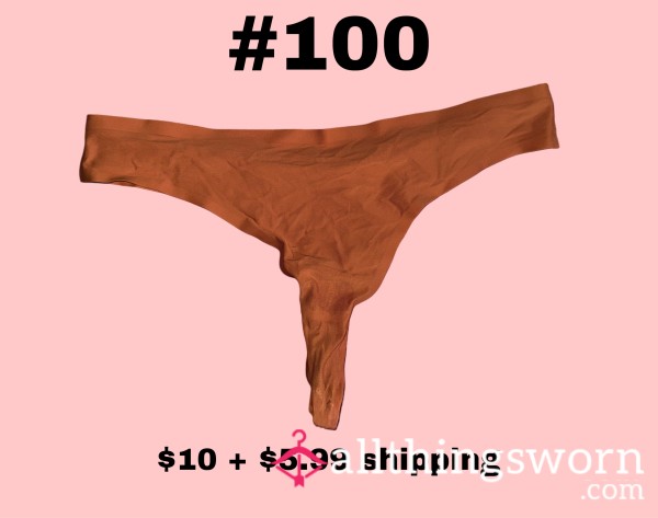 Ready To Go Orange Thongs 🙂 #100