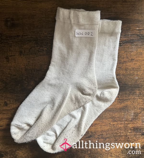 Ready-to-Post 72hr White WW Gym Socks