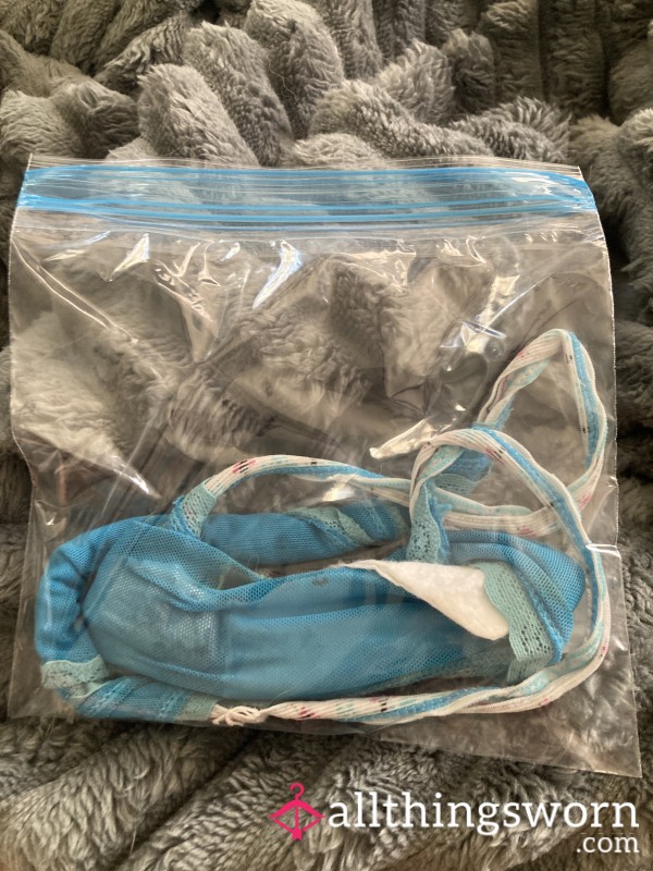 🦈 Ready To Ship: Blue Mesh 🦈 Panties 🦈