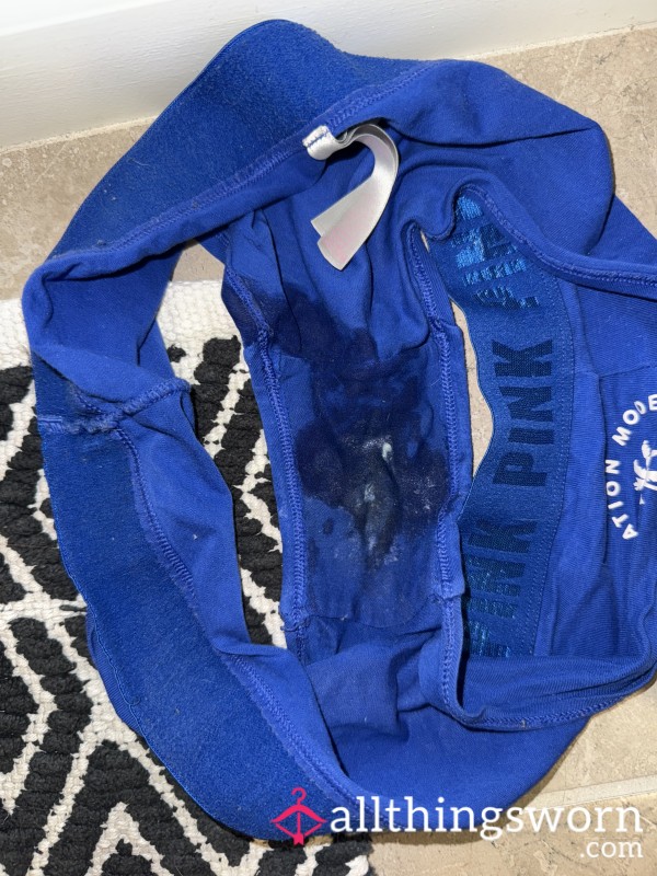 Ready To Ship- Soaked Blue VS Boyshorts