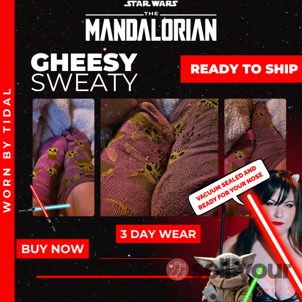 READY TO SHIP | STAR WARS THE MANDALORIAN GROGU SOCKS | 3 Day Wear With A Sweaty Cheesy Scent