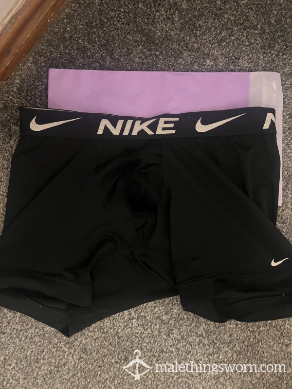 Ready To Ship One Week Worn, To The Gym, Multiple C*m Shots, A** Sweaty Nike Dry Fit Boxers L