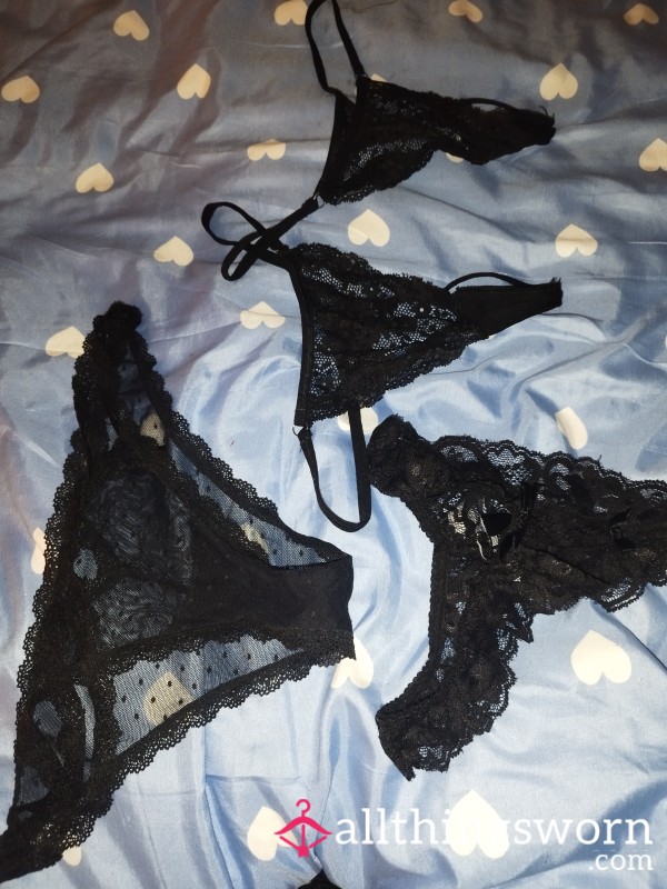 Ready-to-wear Black Panties, I'll Provide The Pu**y, You Decide The Days