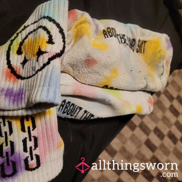 Readytoship! Tiedye Cotton Socks