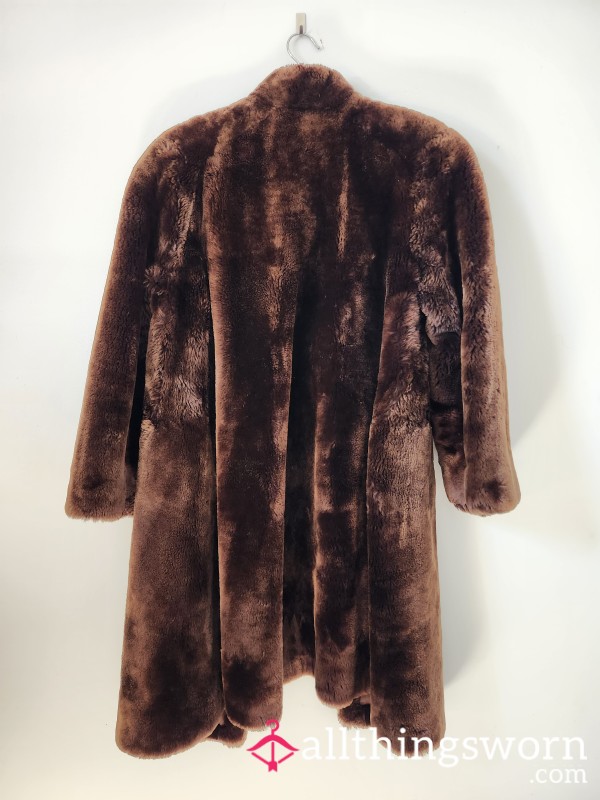 Real Fur Worn Coat