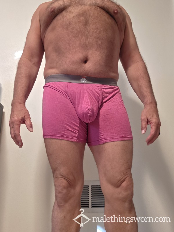 Real Men Boxer Briefs, Pink
