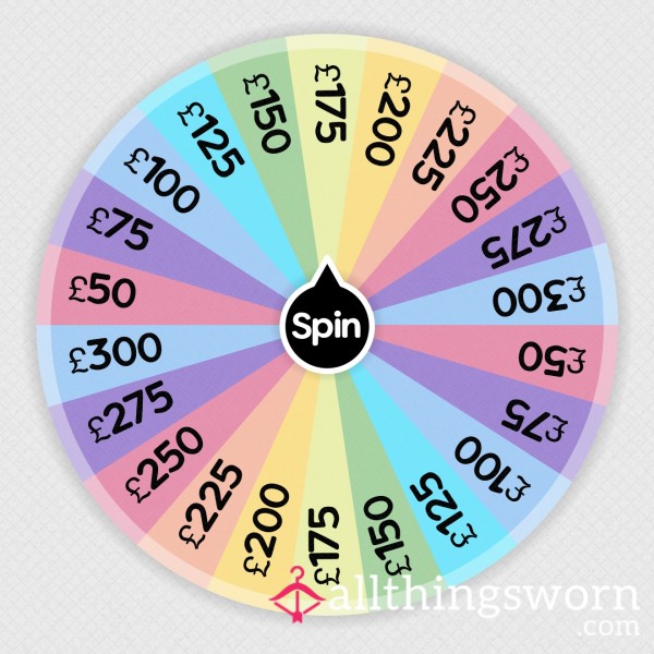 Real Piggy/Findom Wheel 🐽