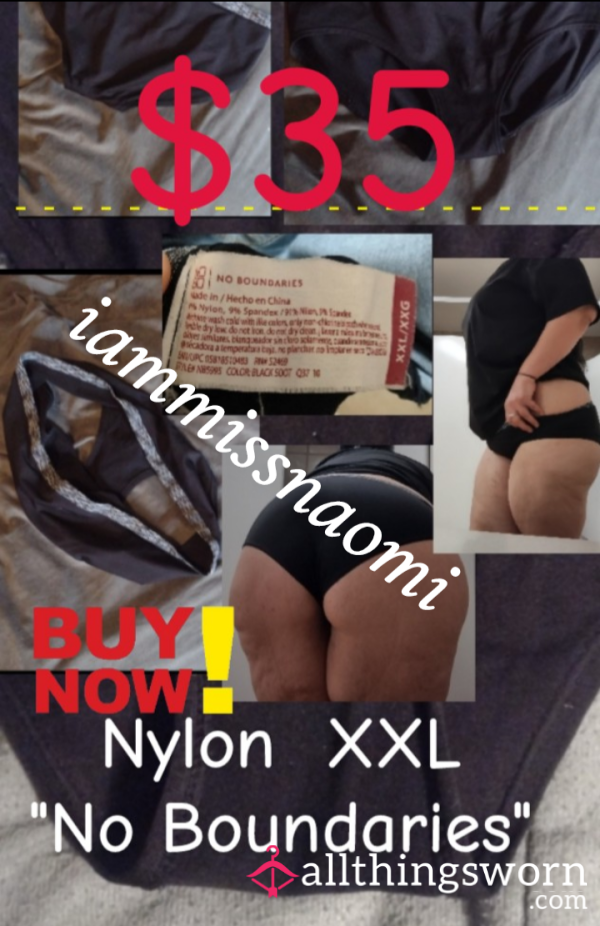 ⏳ Real-Time Shift Wear: Silky Black No Bo Bikinis (Size XXL)