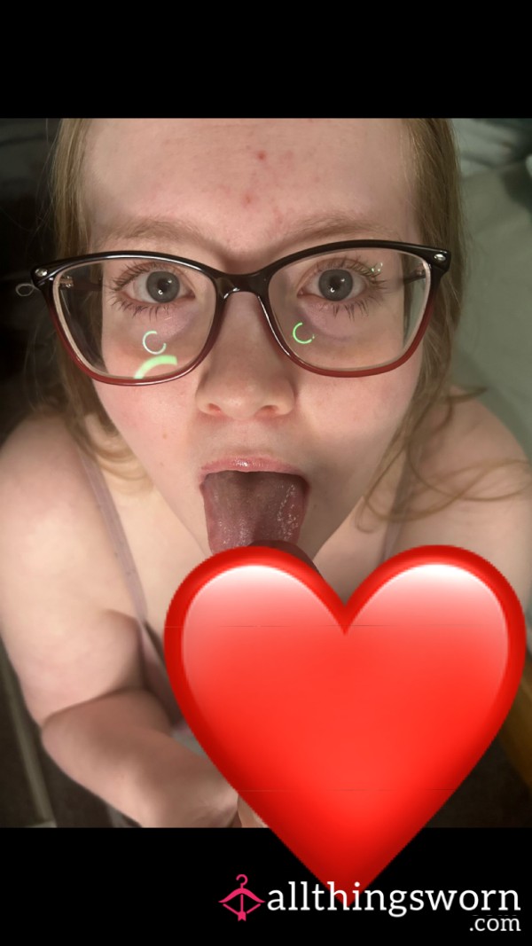 Realistic Di**o Around Face/mouth Of A Teen