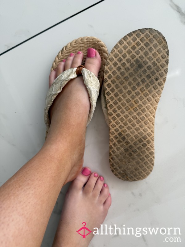 Really F**king Dirty Flip Flops😈