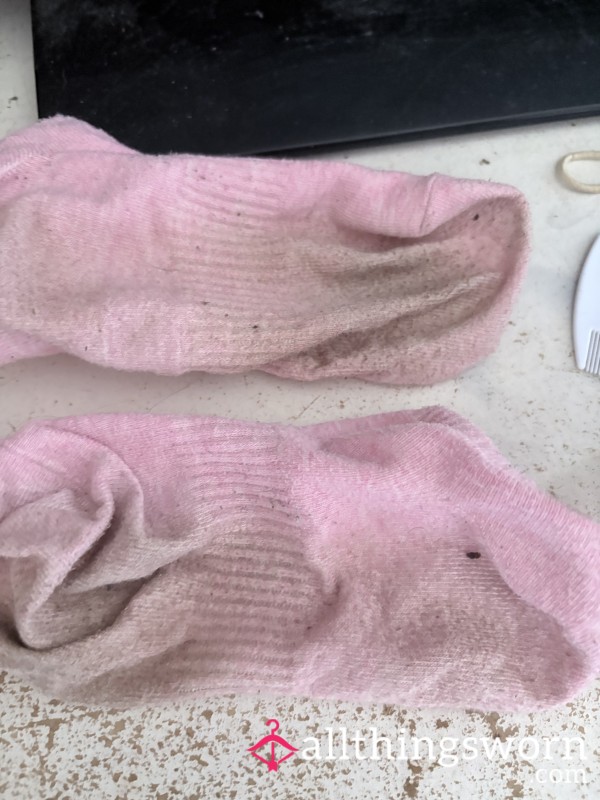 Really Smelly Pink Ankle Socks